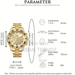 Quartz Movement Watch Quartz Watch Metal Strap Men Business