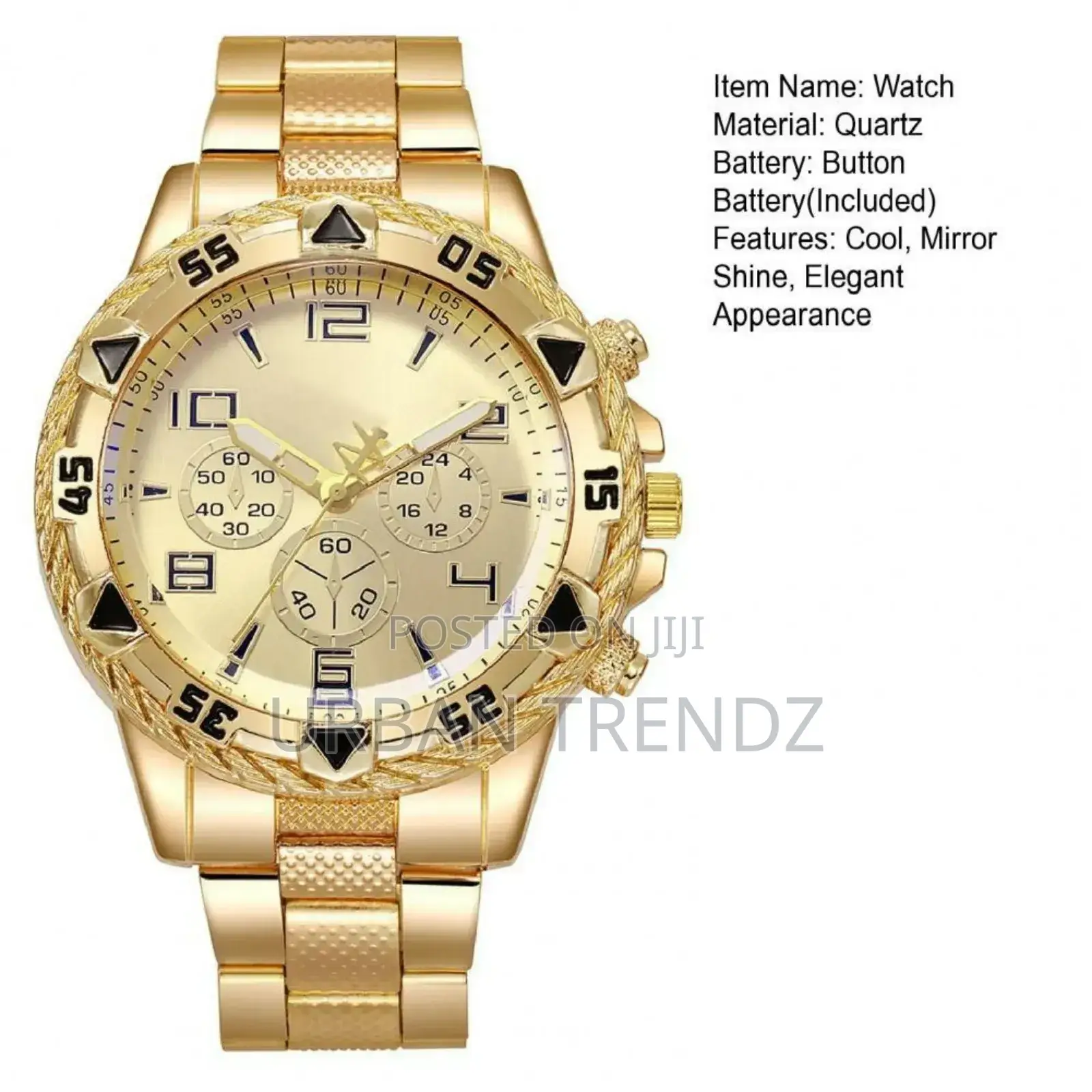 Quartz Movement Watch Quartz Watch Metal Strap Men Business