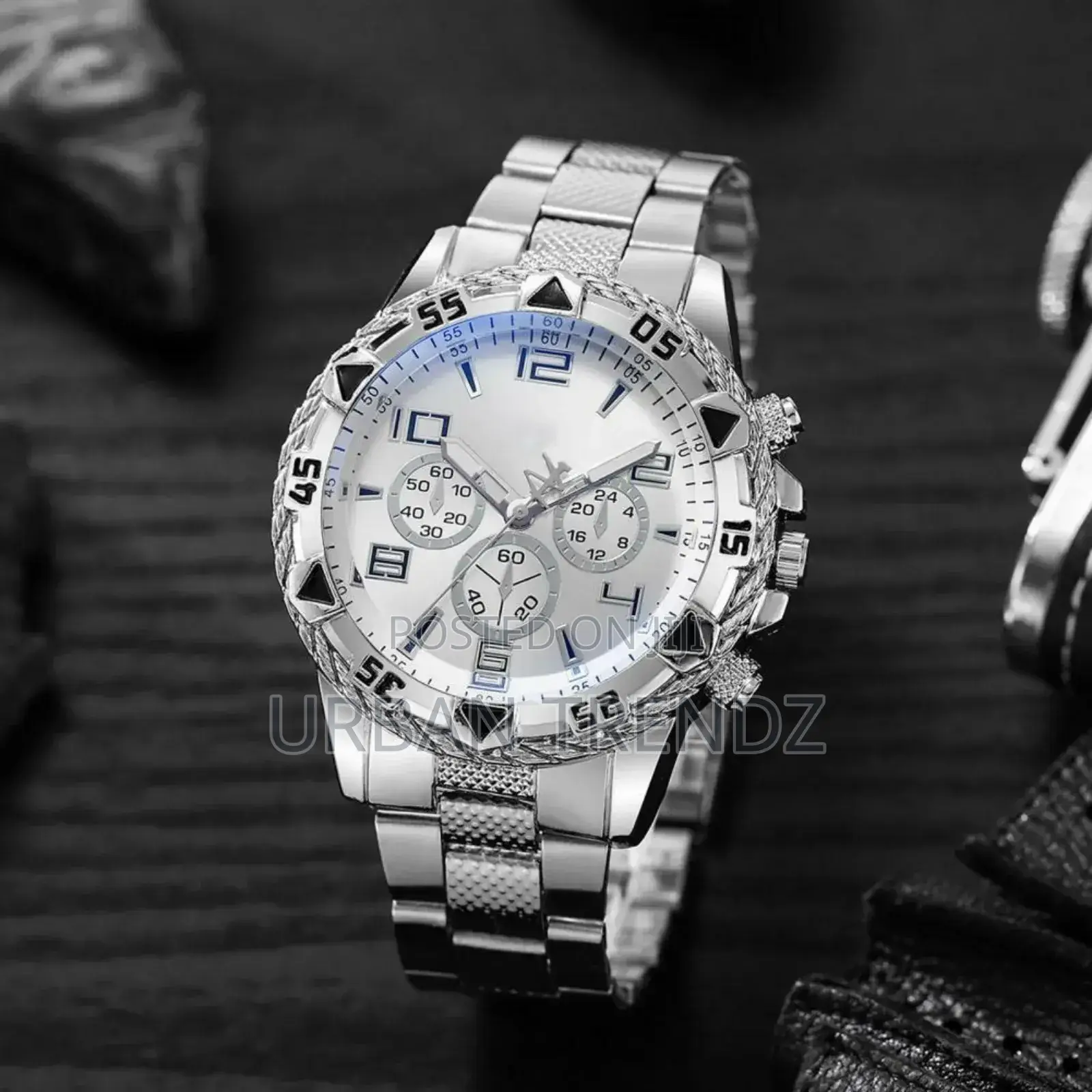 Quartz Movement Watch Quartz Watch Metal Strap Men Business