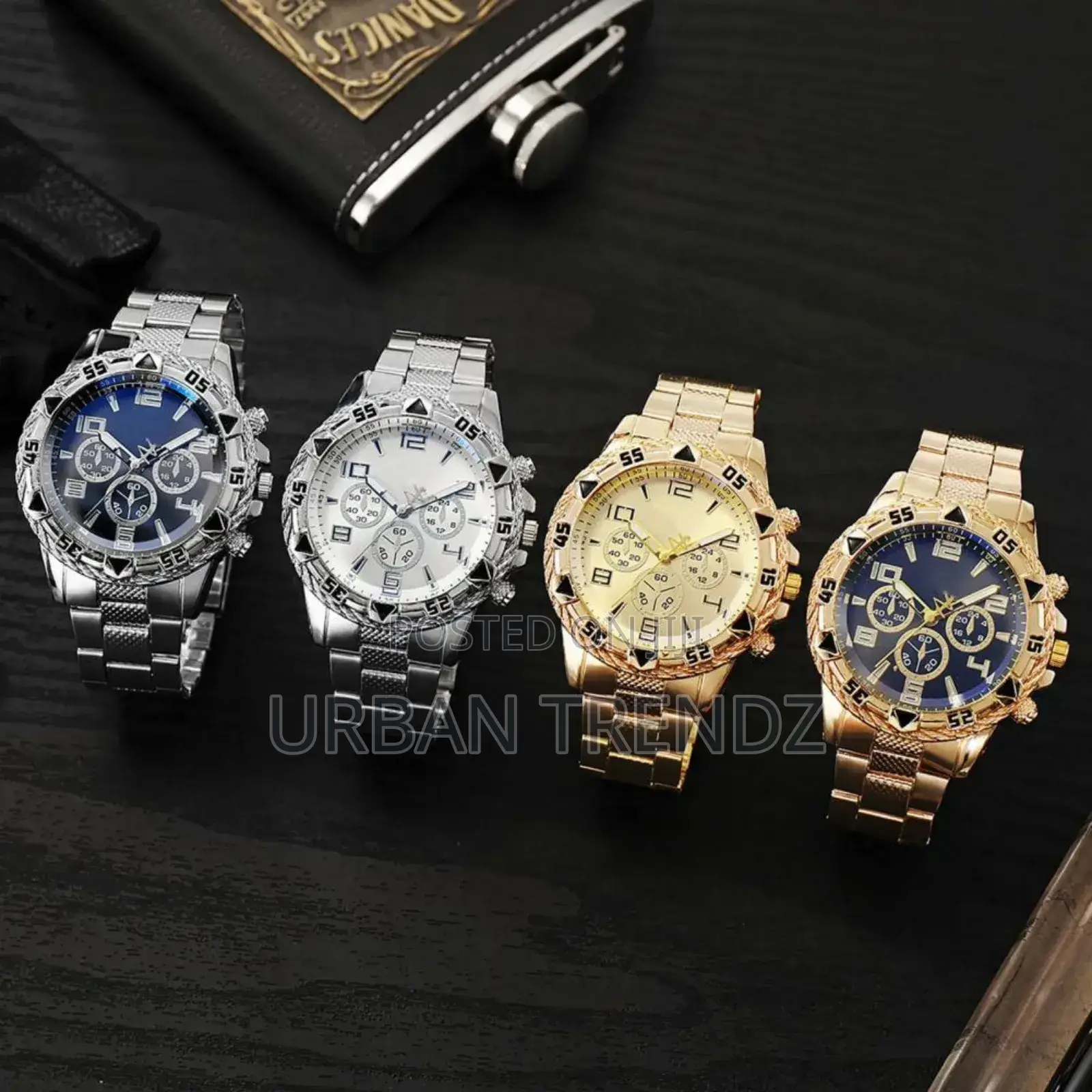 Quartz Movement Watch Quartz Watch Metal Strap Men Business