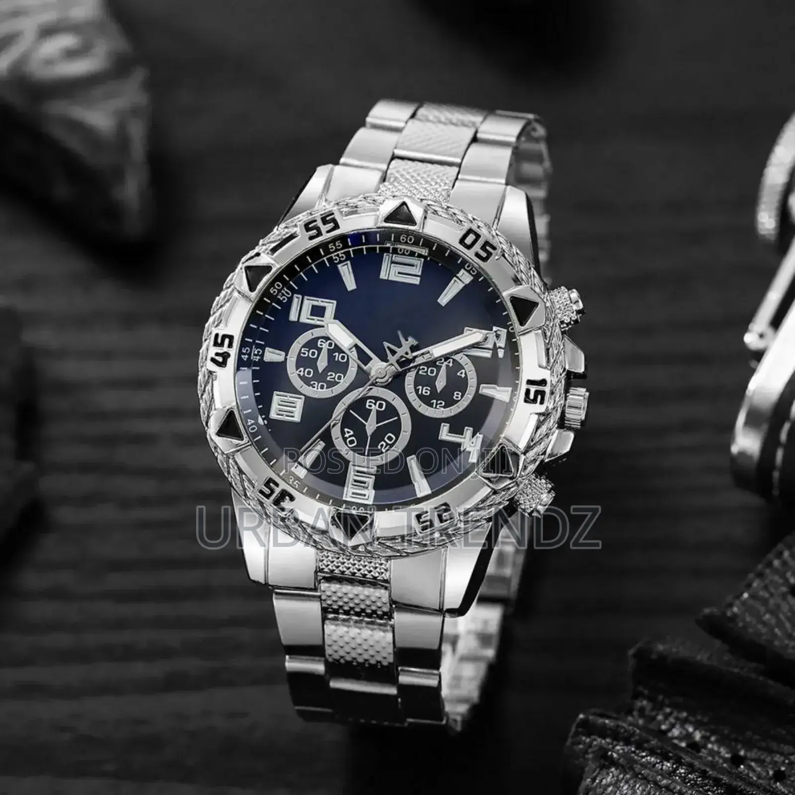 Quartz Movement Watch Quartz Watch Metal Strap Men Business
