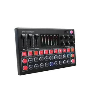 Photo - USB Sound Card Live Broadcast Special Effect Audio Mixer