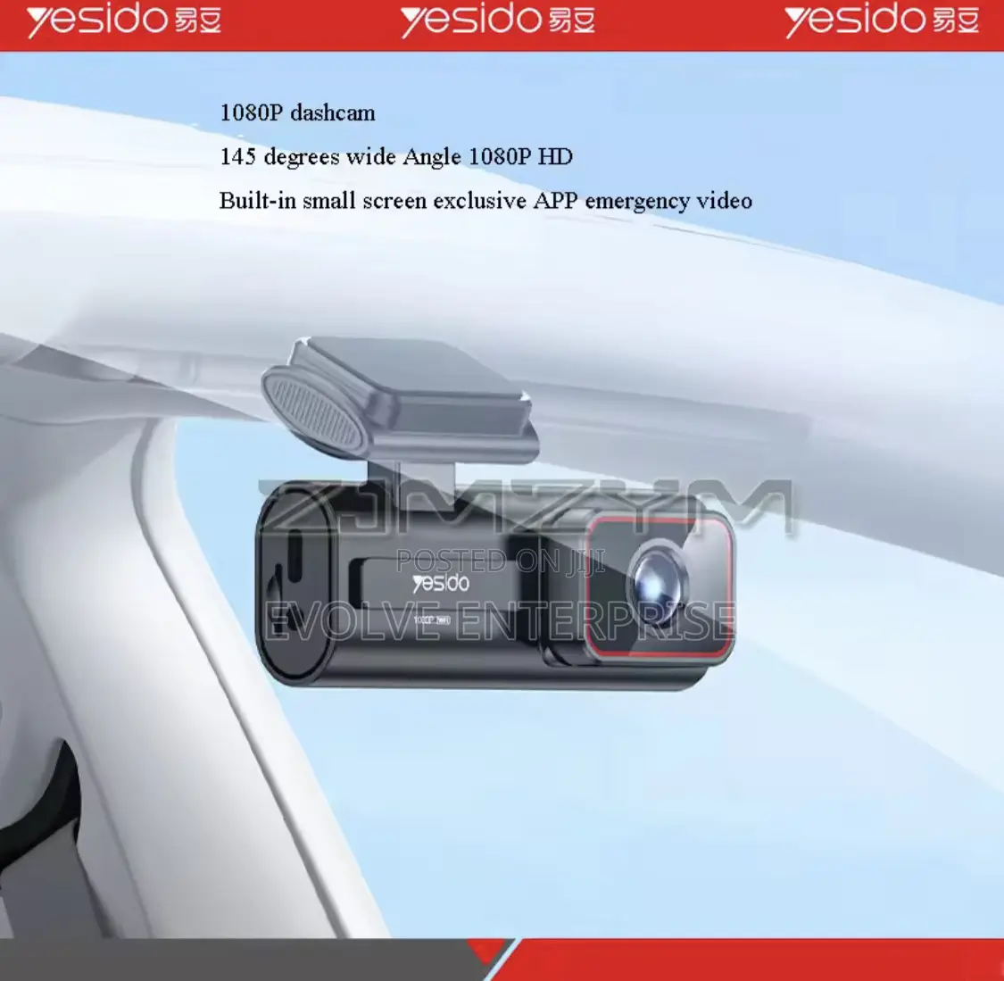 Yesido Car Dash Camera 1080P HD Resolution