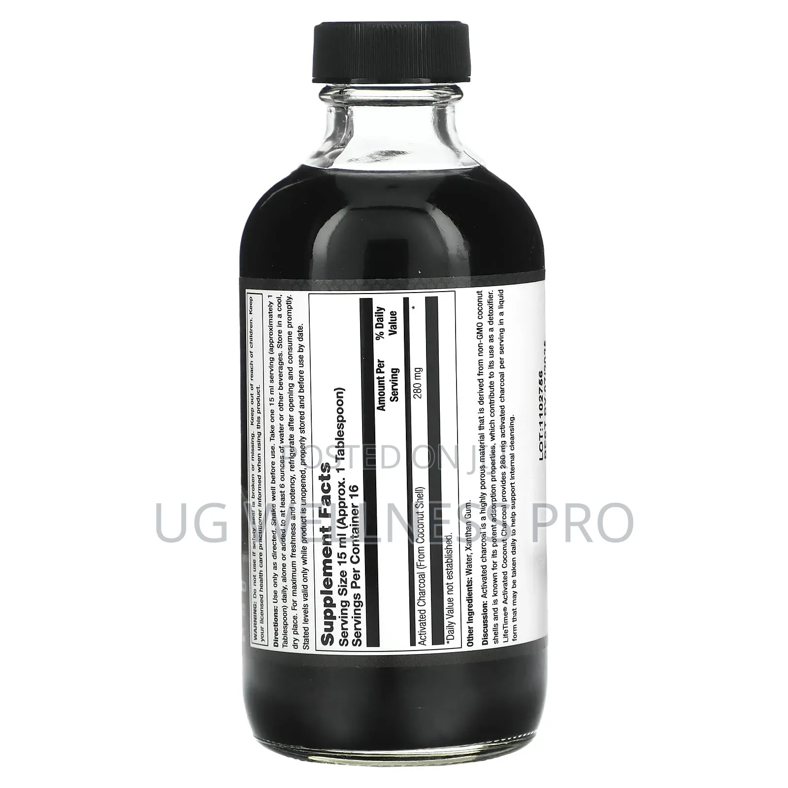 Activated Coconut Charcoal, Unflavored, 237ml 16 Servings