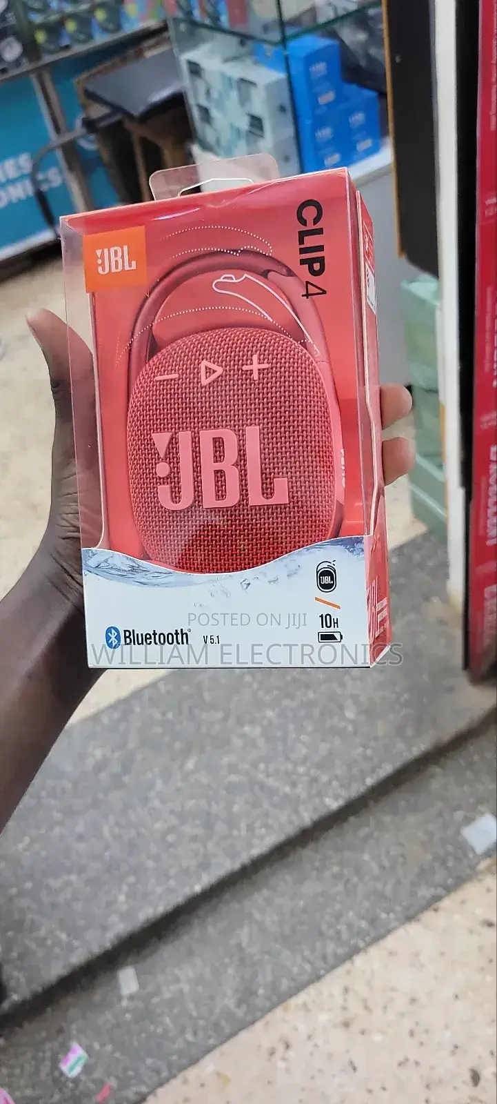 Water Proof JBL Harman Speaker/Clip 4 JBL Speaker