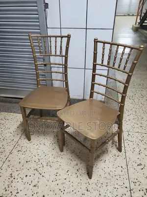 Garden Plastic Chairs Plastic Chairs(Gold)