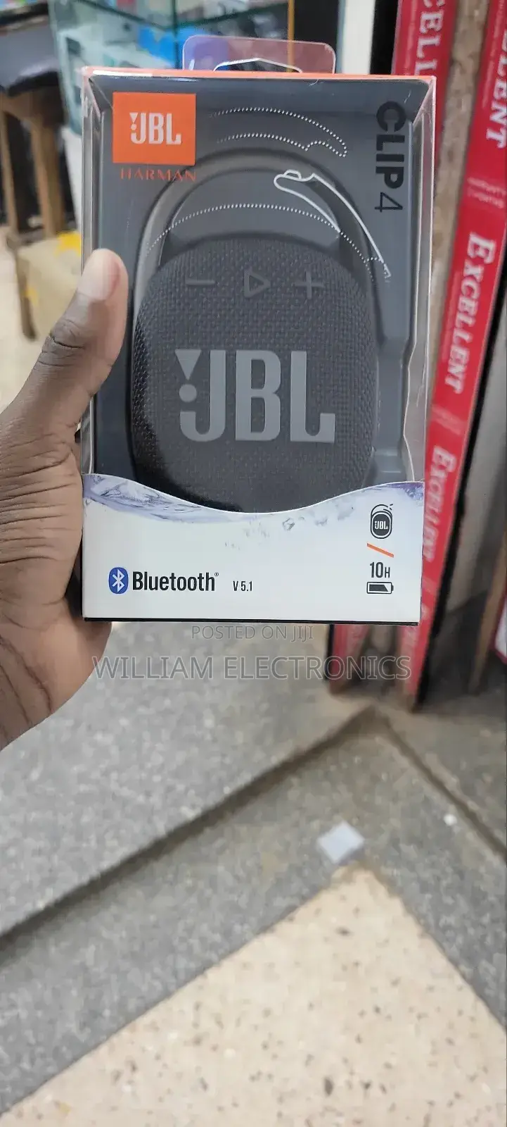 Portable Harman JBL Speaker/Waterproof Clip 4 JBL Speaker