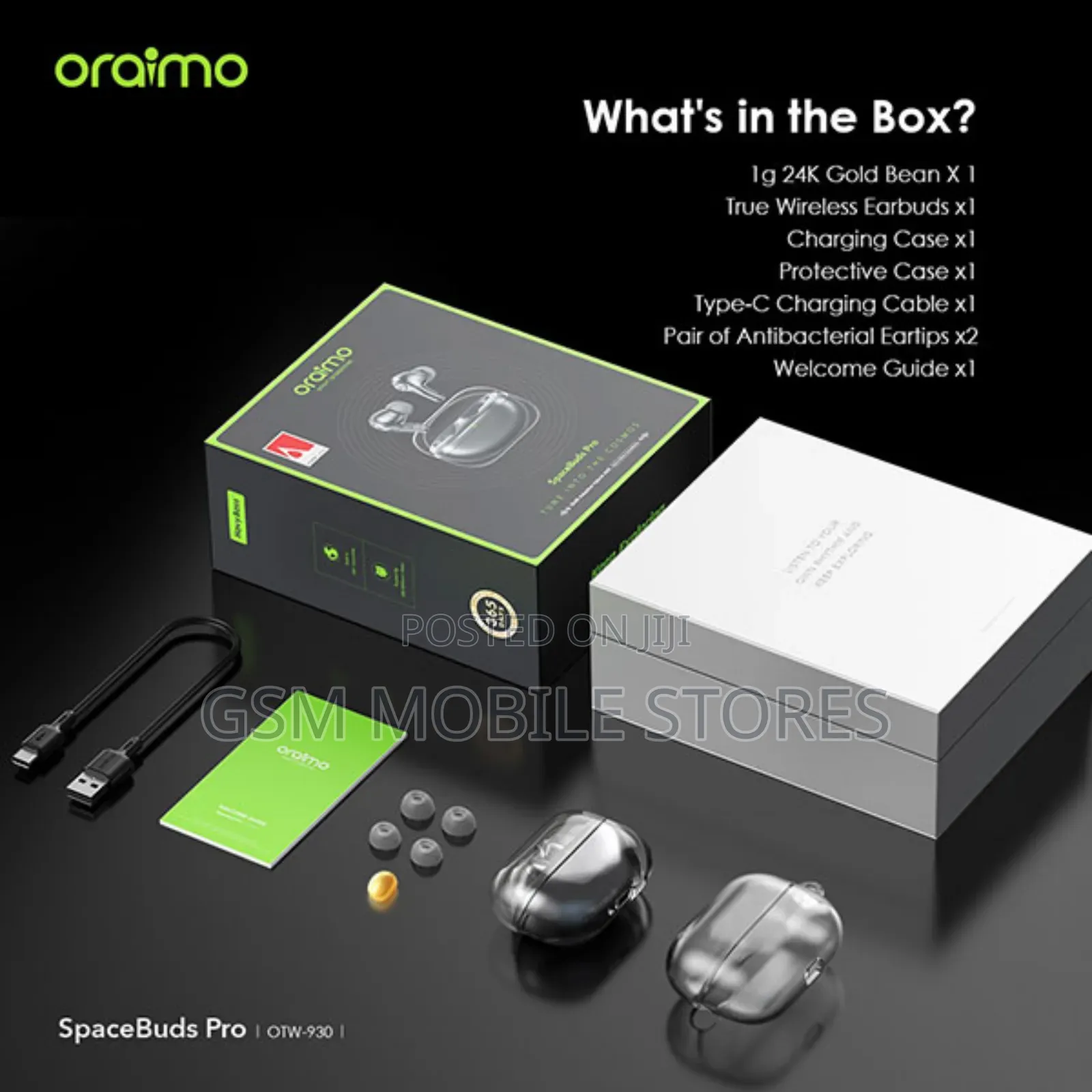 Oraimo Spacebuds Pro Hybrid ANC True Wireless Earbuds 5.4 BT