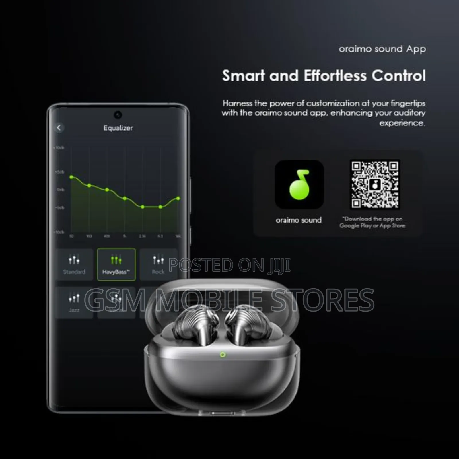 Oraimo Spacebuds Pro Hybrid ANC True Wireless Earbuds 5.4 BT