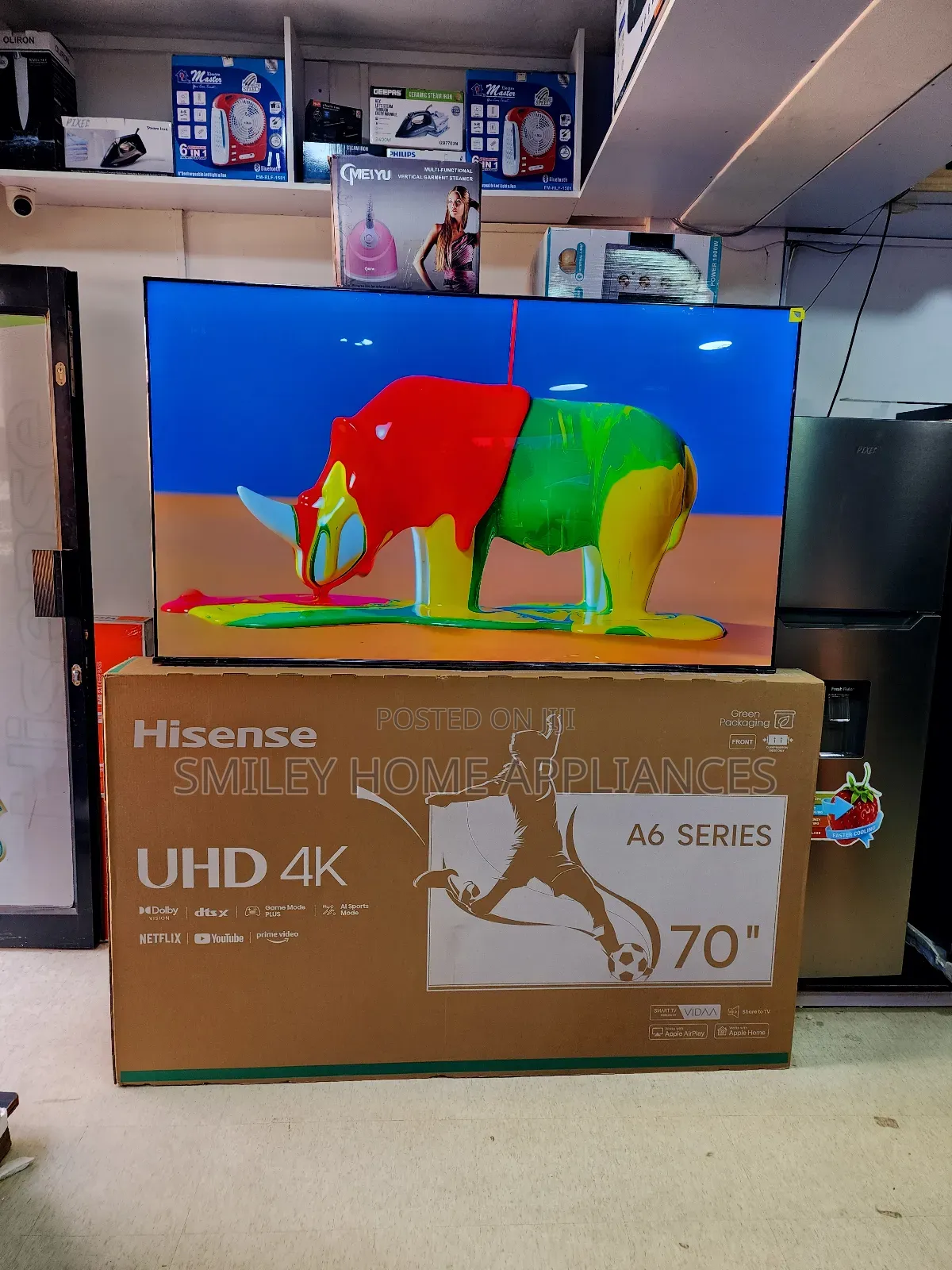 Hisense 70inches Vidaa Smart Tv 4KUHD