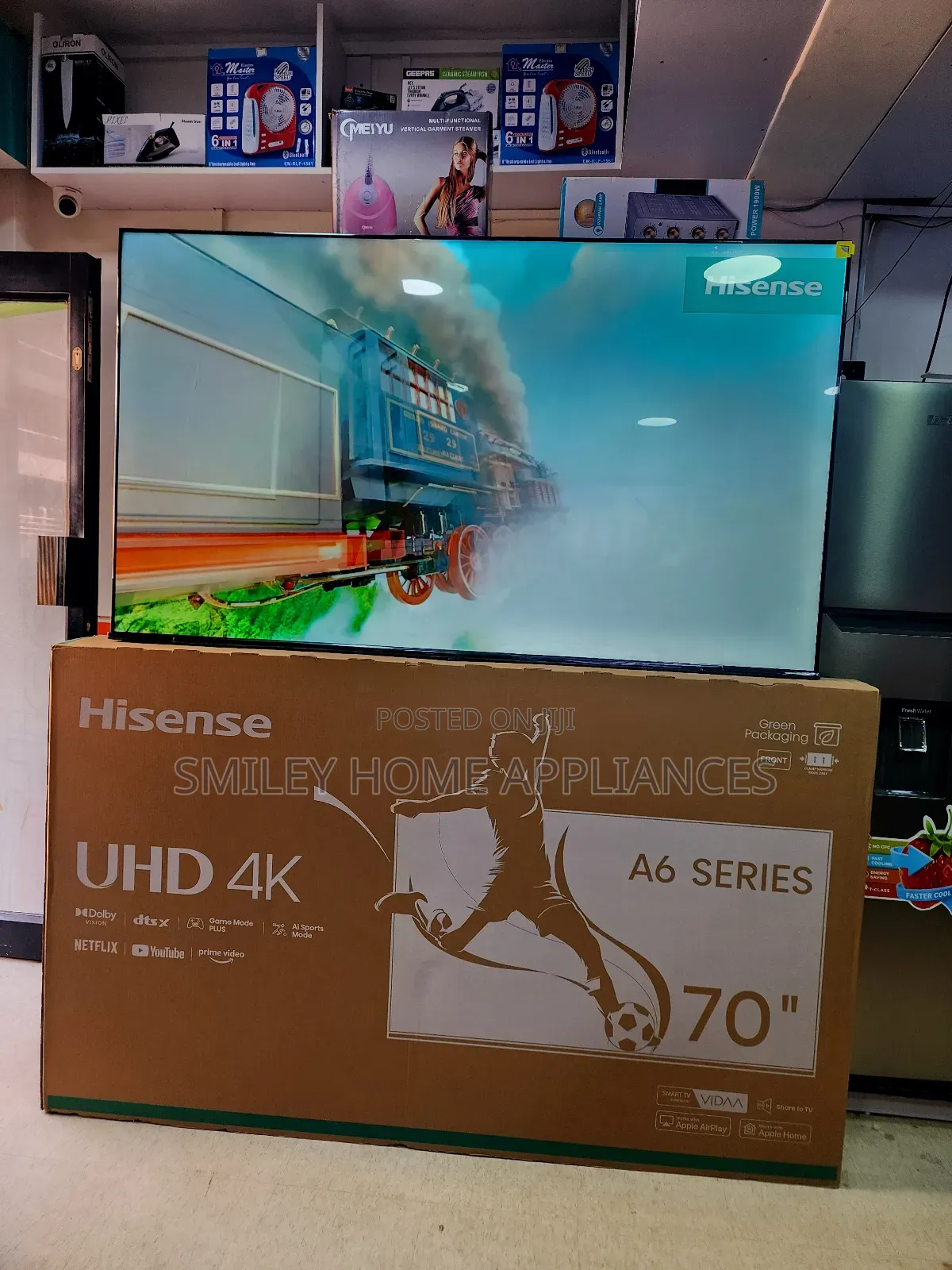 70inches VIDAA Hisense Smart Tv A6 Series 4KUHD