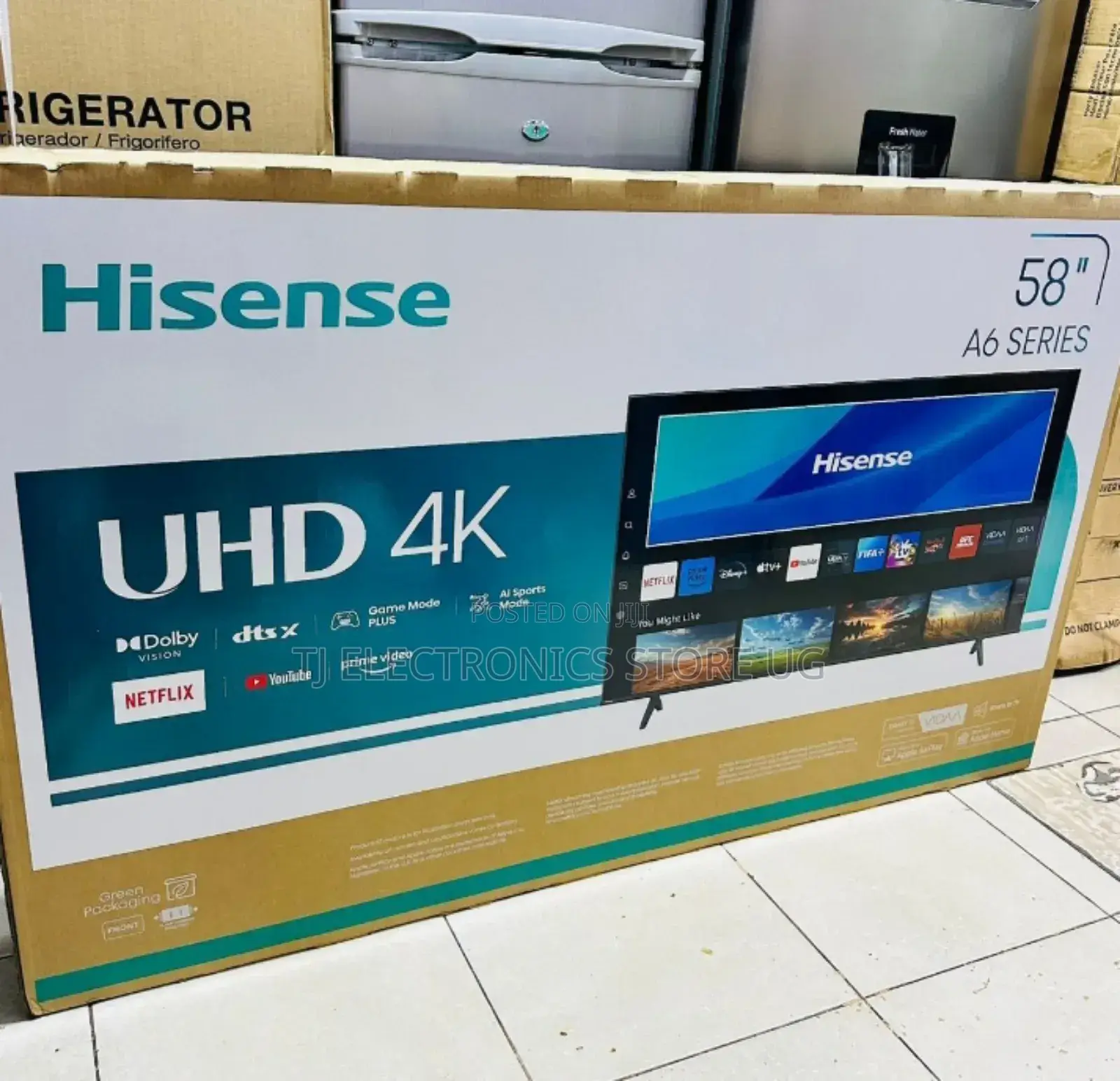 Hisense 58inches UHD A6 TV
