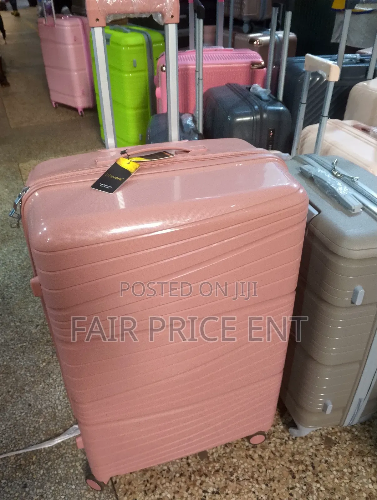 Pure Rubber Plastic Suitcases. ( Orange)