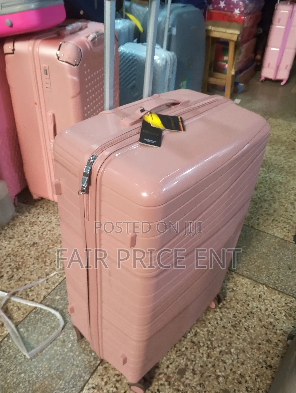 Pure Rubber Plastic Suitcases. ( Orange)