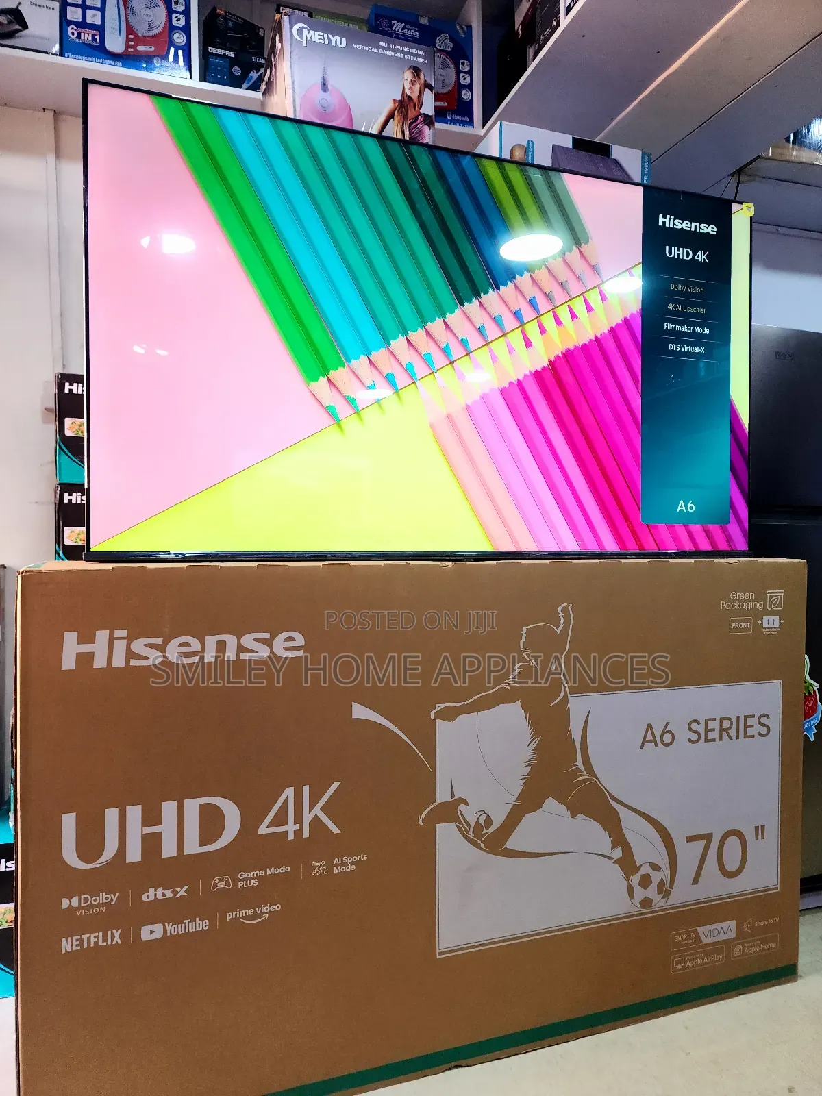 Hisense 70inches Vidaa Smart Tv UHD4K at Good Price