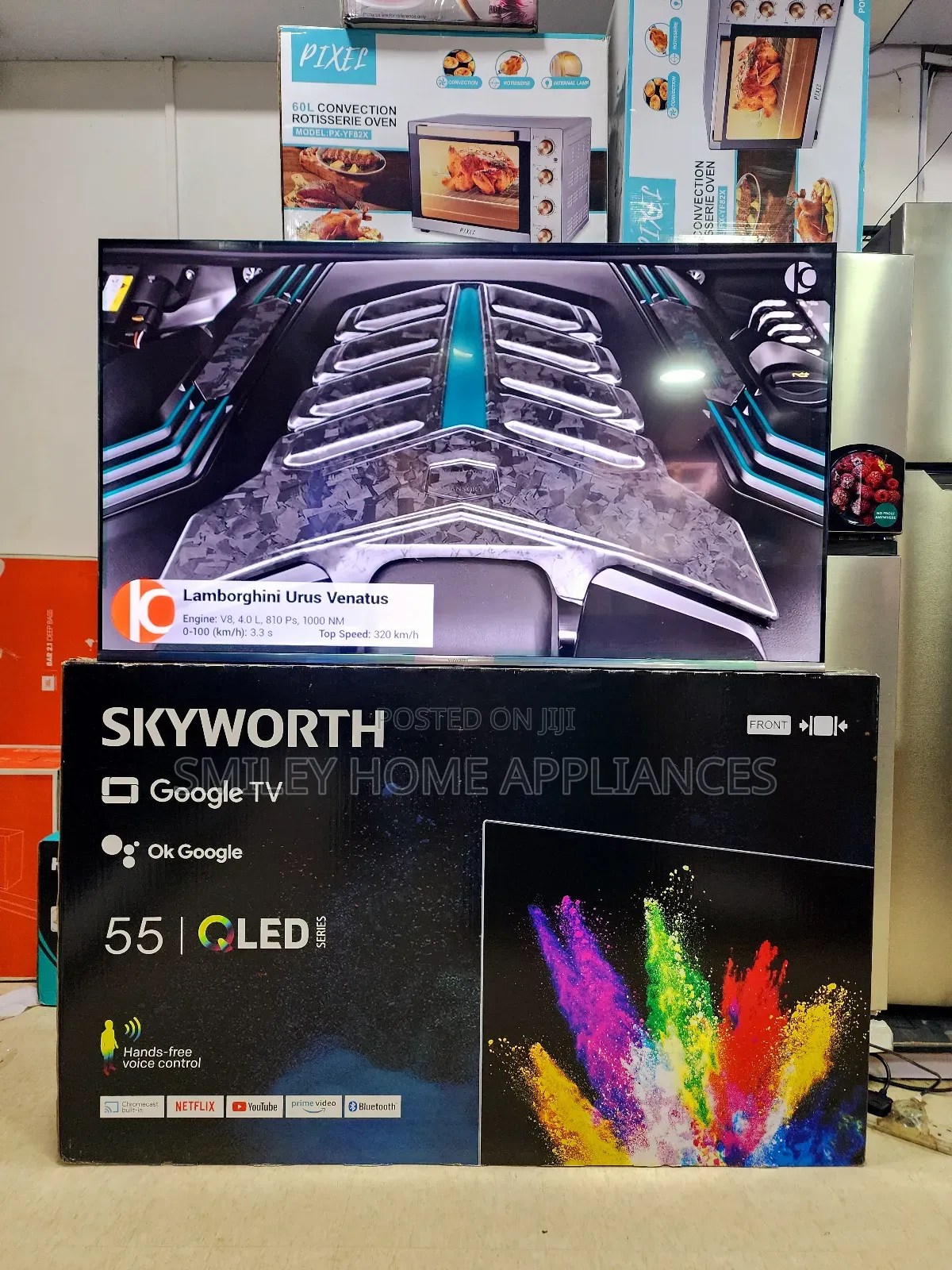 QLED 4kuhd Skyworth 55inches Smart Tv