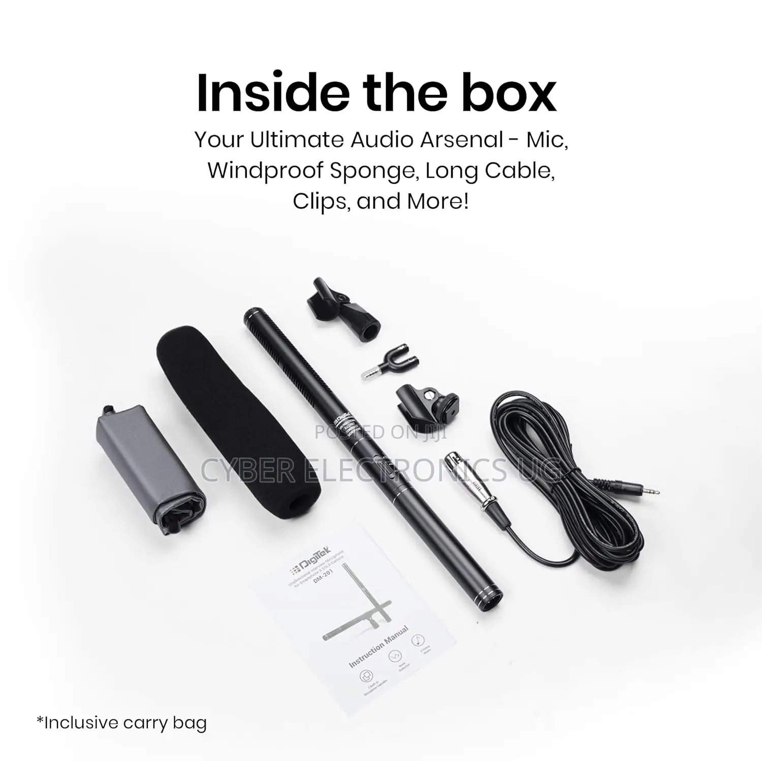 Unidirectional Condenser Interview Microphone for Camera