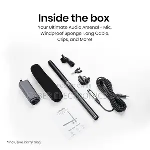 Unidirectional Condenser Interview Microphone for Camera