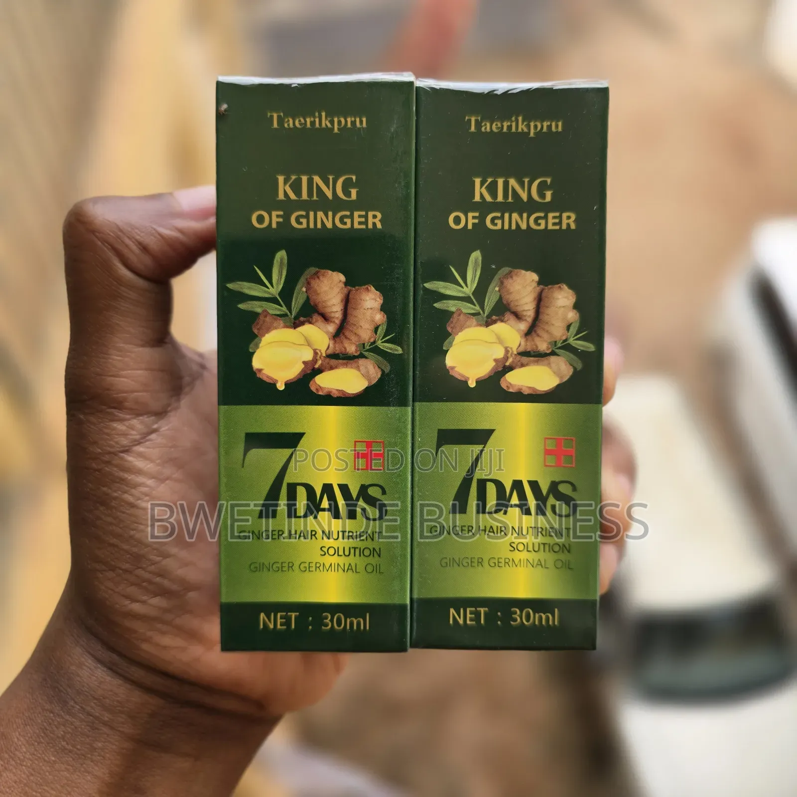 7 Days King of Ginger Hair Growth Oil 30mls