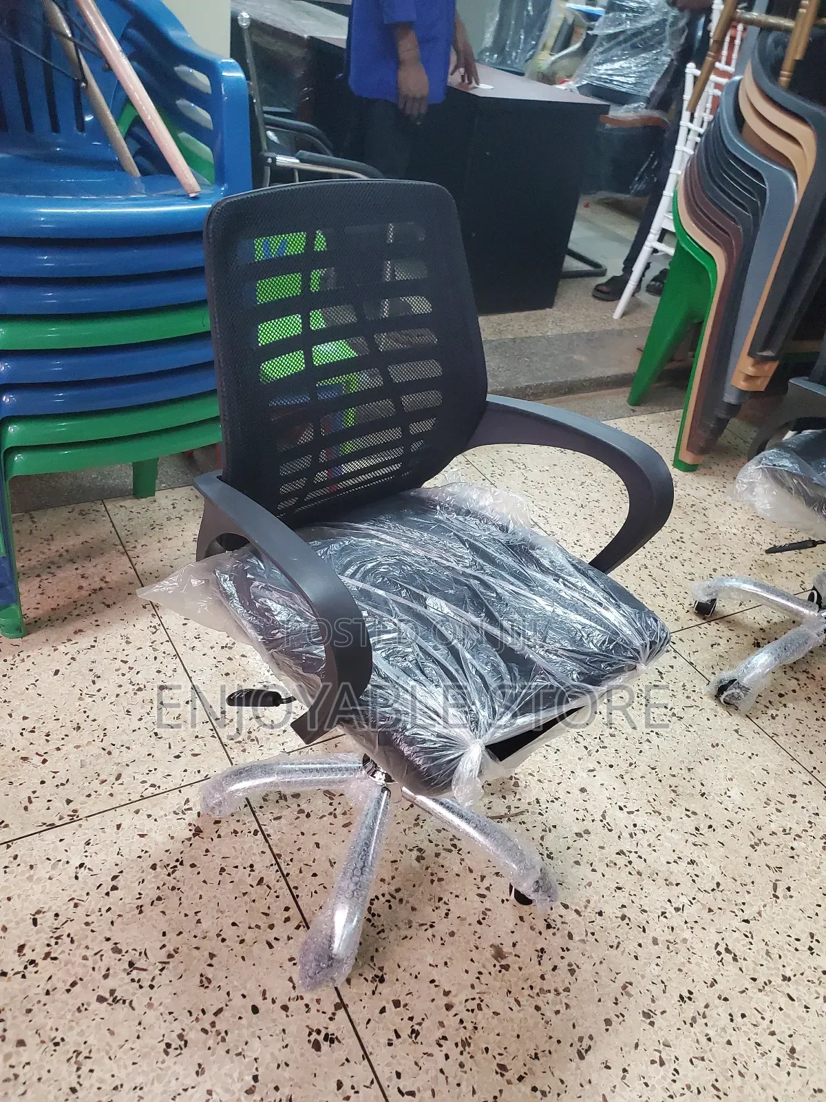 Top Notch Office Chair Office Chair (Black)