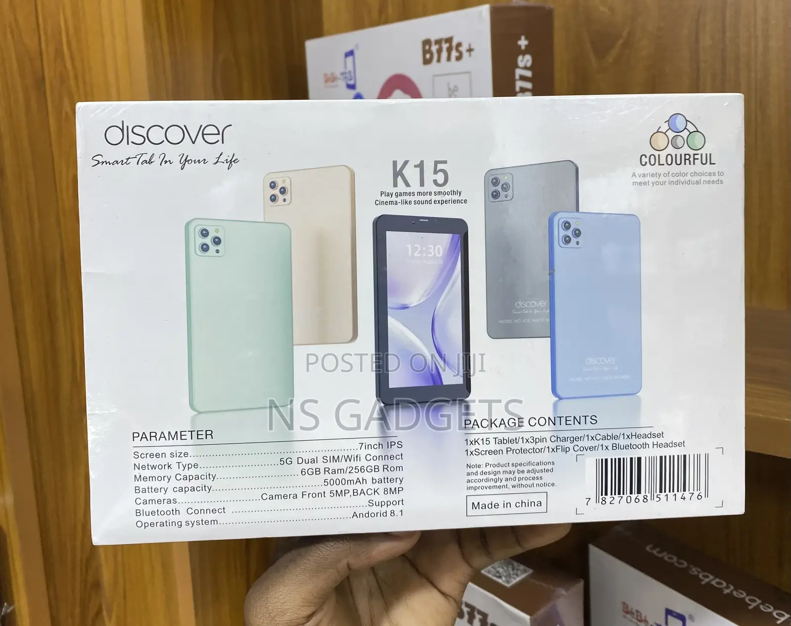 New Discover K15 256 GB Black