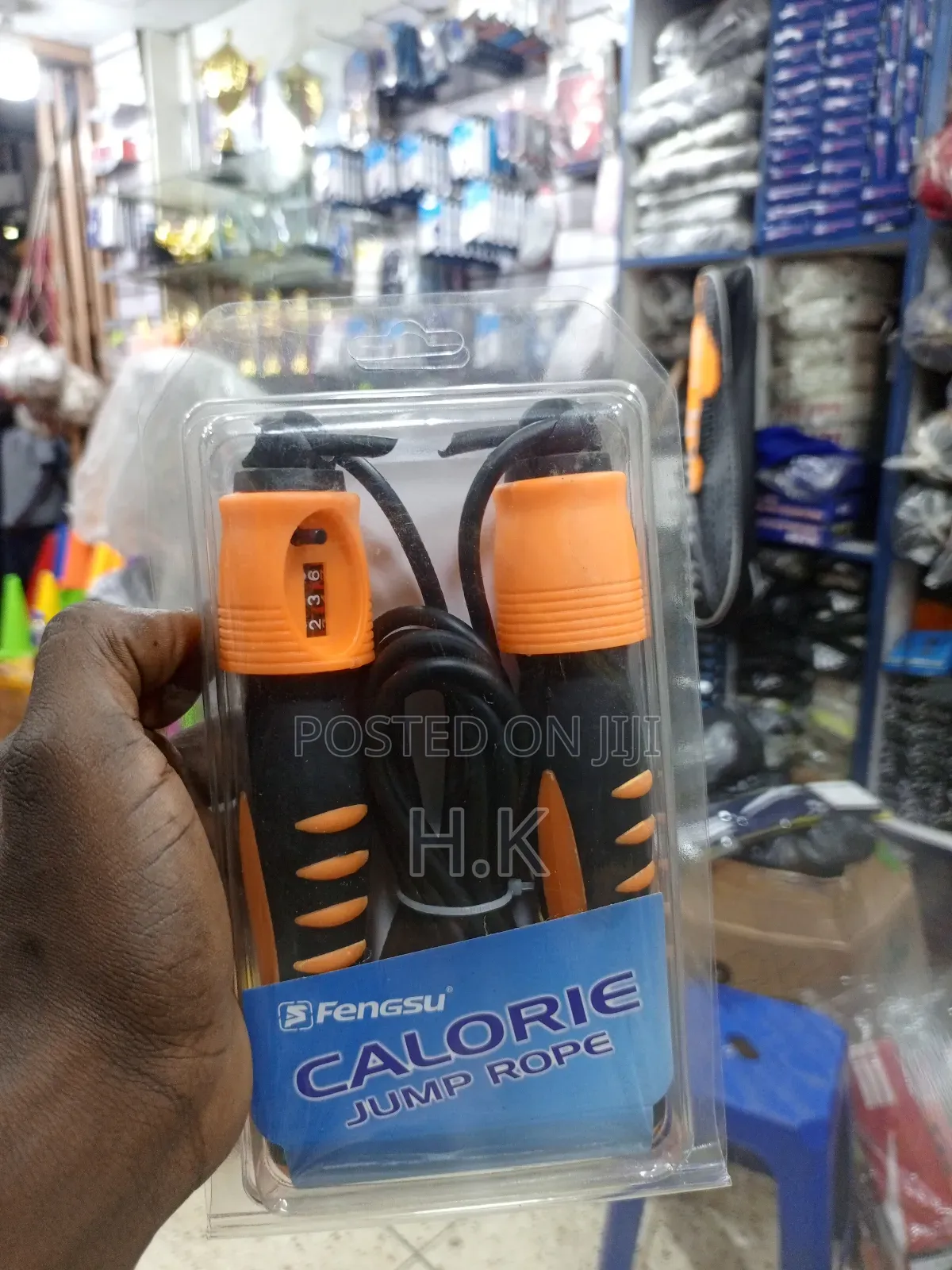 Jump Rope With a Built-in Calorie Counter.