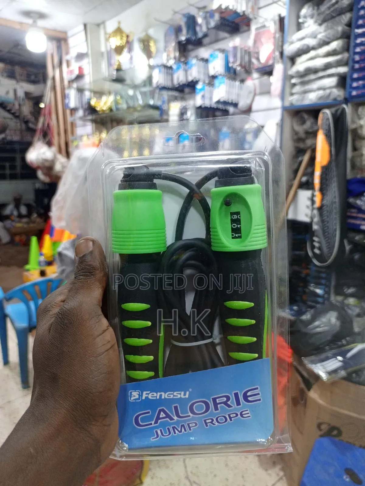 Jump Rope With a Built-in Calorie Counter.