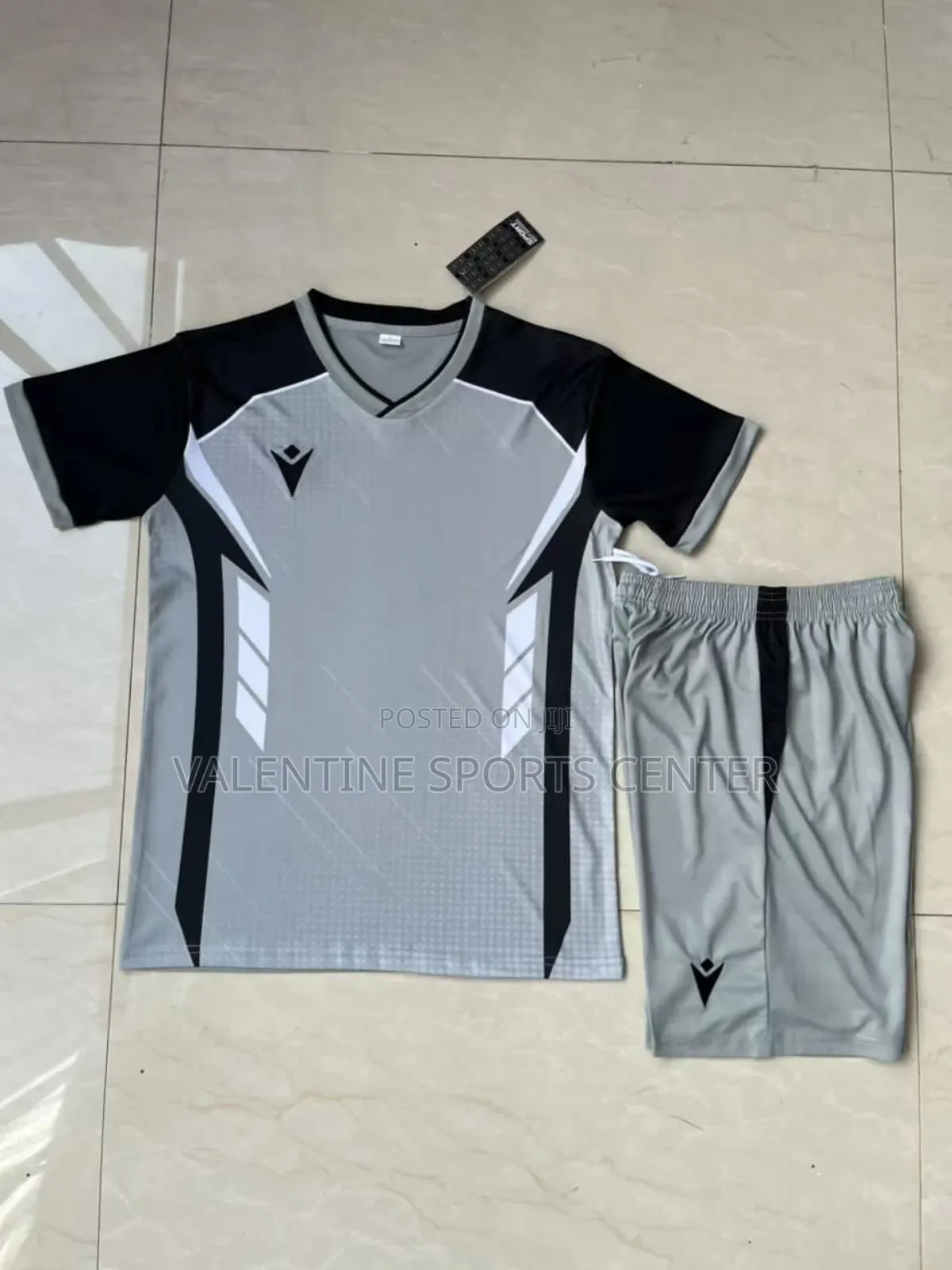Gray Colour With Black Colour Original Jersey