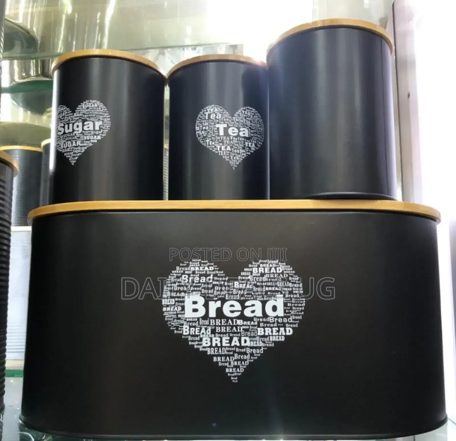 Black Bread Storage Box