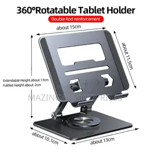 3600rotating Shivel Tablet, iPad, Aluminium Phone Holder