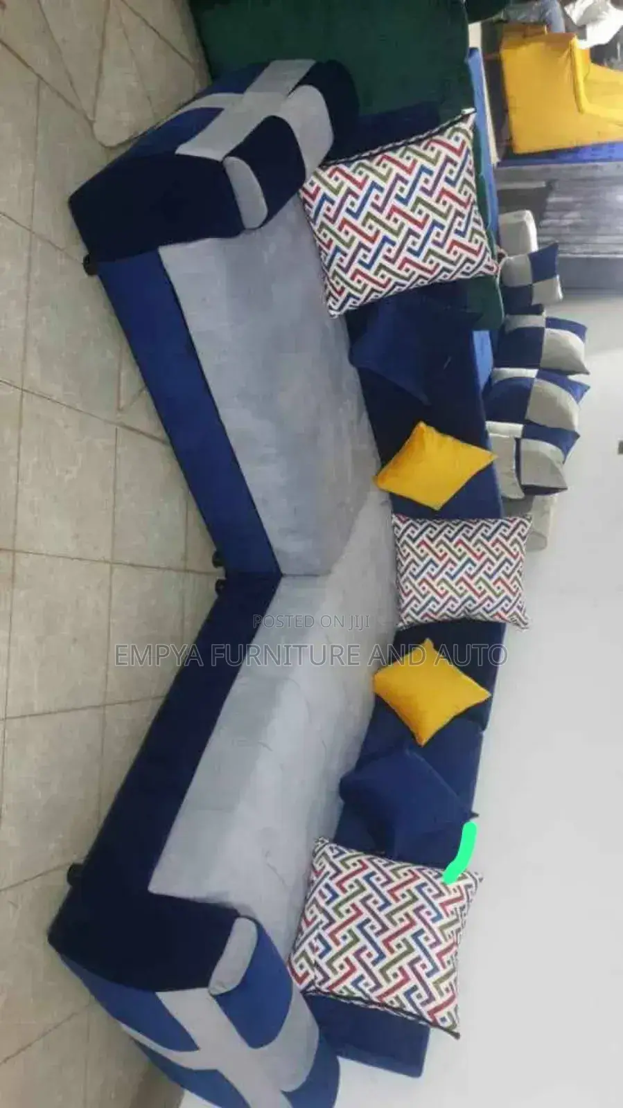 Blue Version Sofa Set