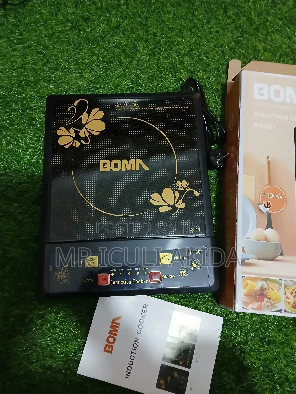 Bomas 2200w Single Burmer Multifunction Induction Cooker