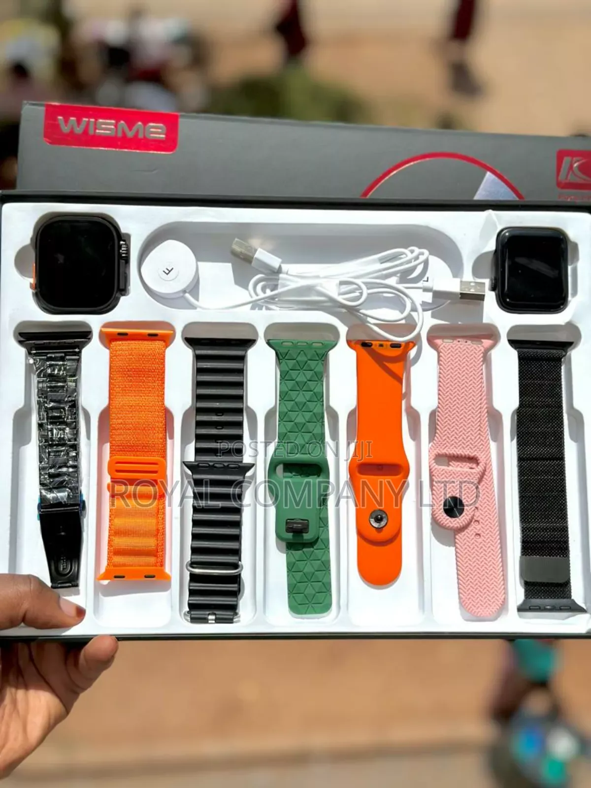Wisme Smart Watch, Multi Straps, Smart Charger, 2 Watches