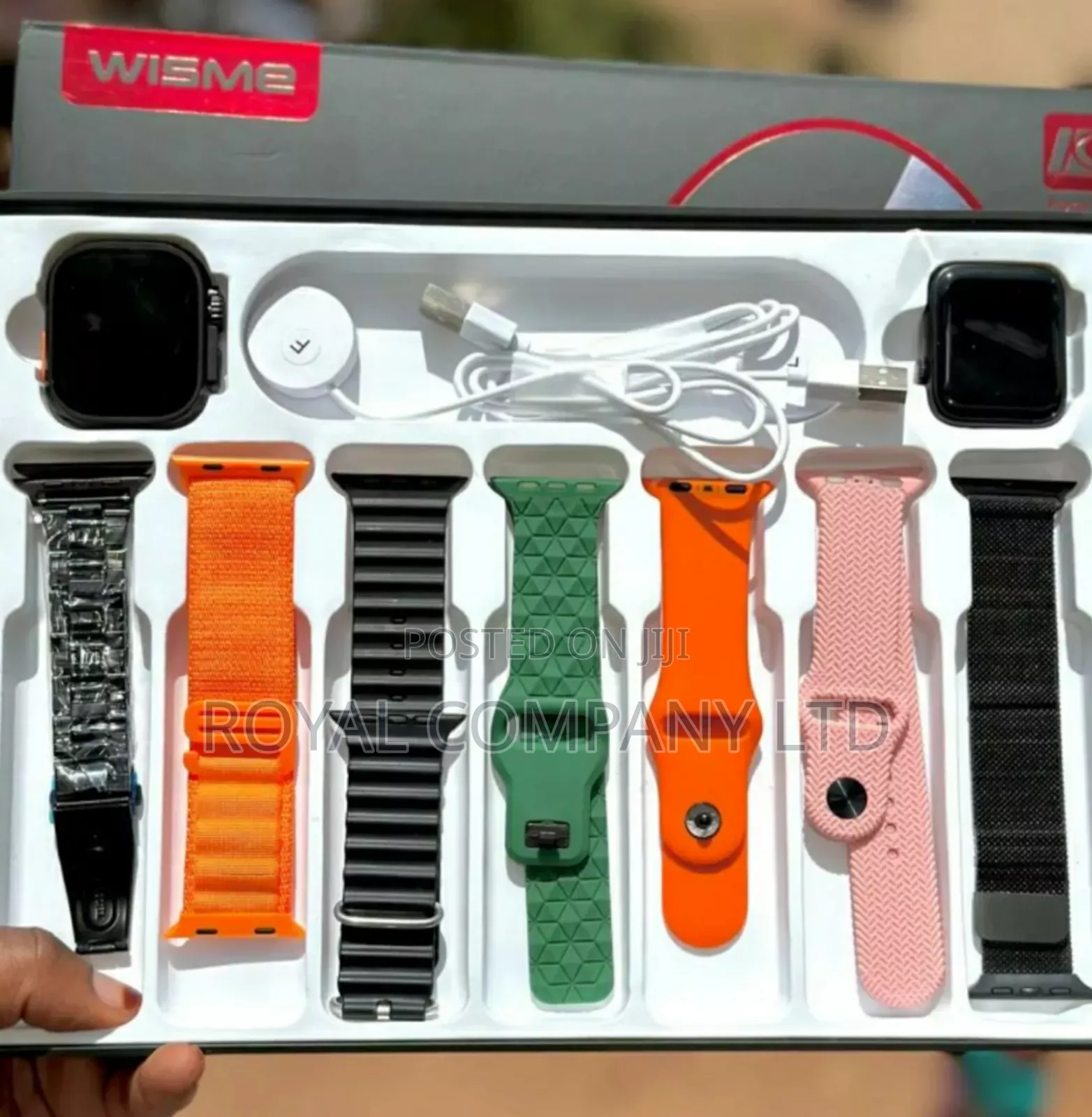 Wisme Smart Watch, Multi Straps, Smart Charger, 2 Watches
