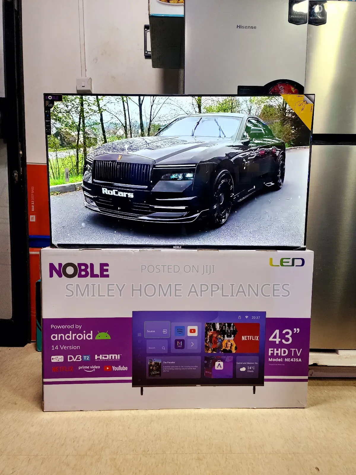 Brand New Noble 43inches Android Smart Tv