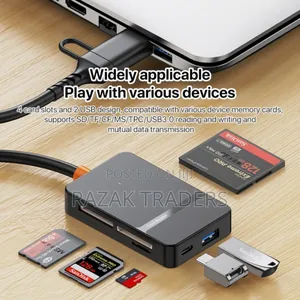8 in 1 Type-C+USB Multi-Function Card Reader