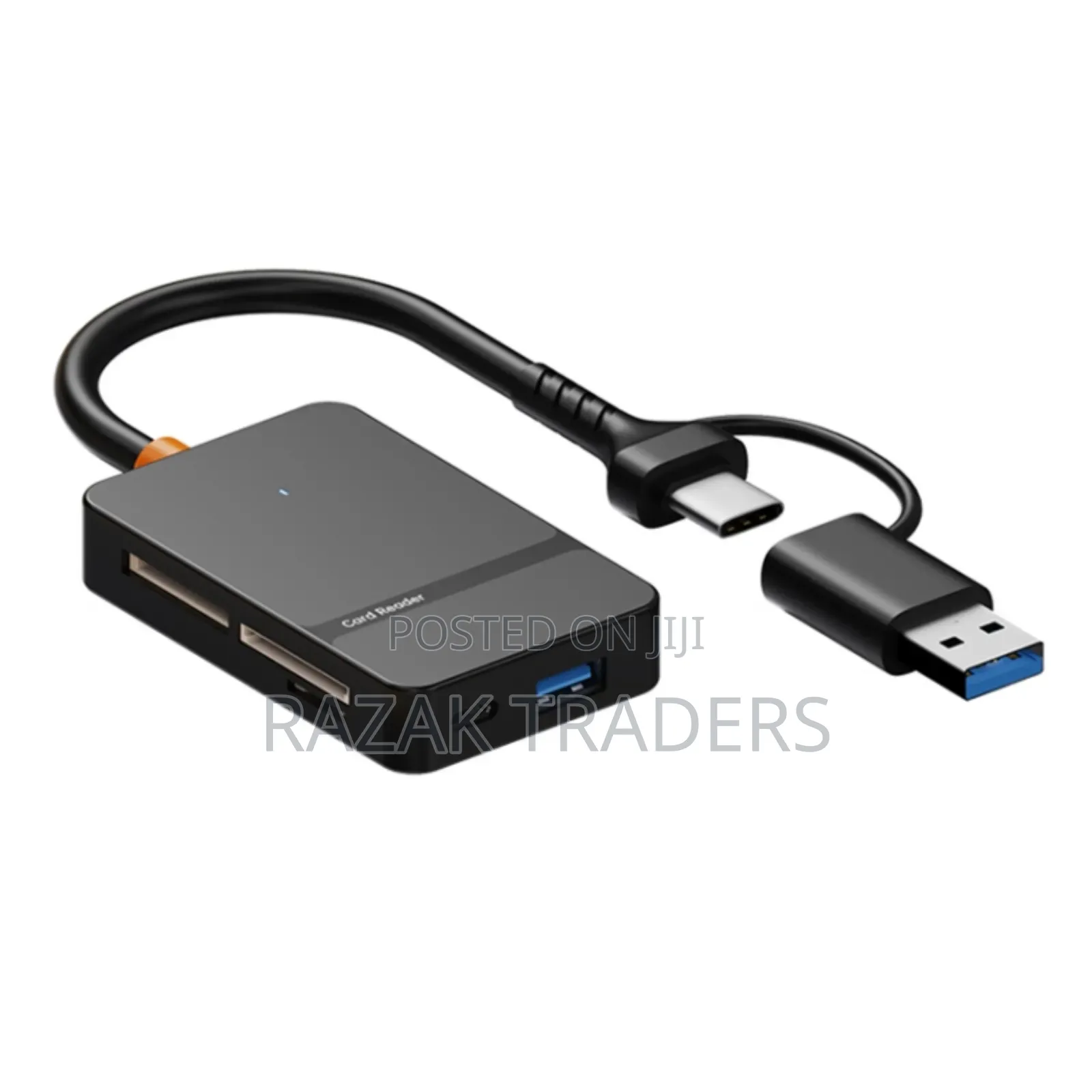 8 in 1 Type-C+USB Multi-Function Card Reader