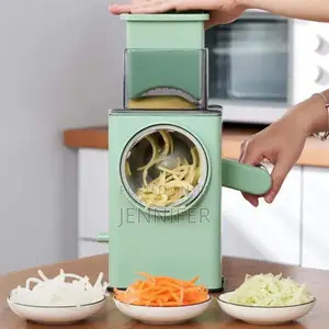 Manual Vegetable Slicer, Grater, Shredder With Handle