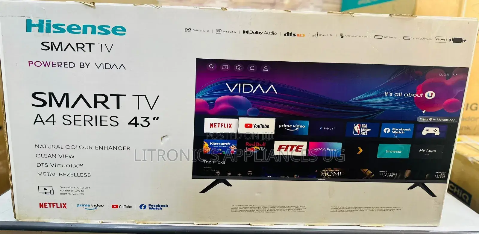 Hisense 43inches Smart Tv