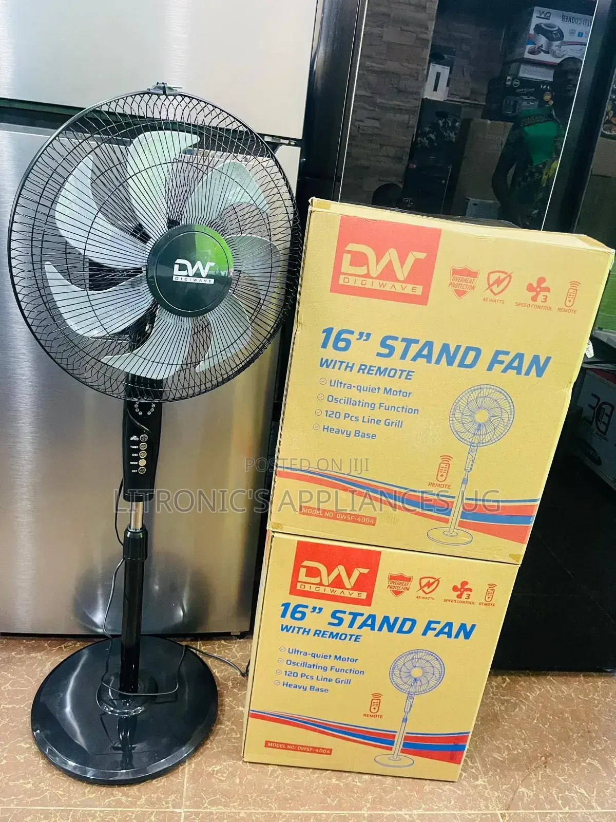 Stand Fan 16" Digi Wave Brand