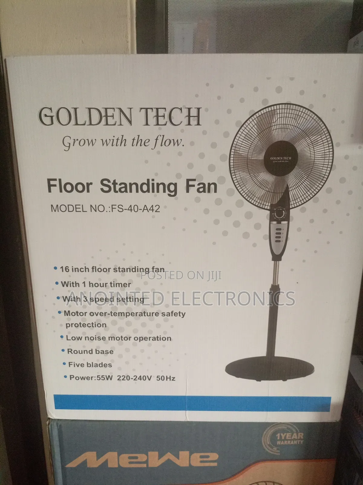 Goldntech Stand Fan