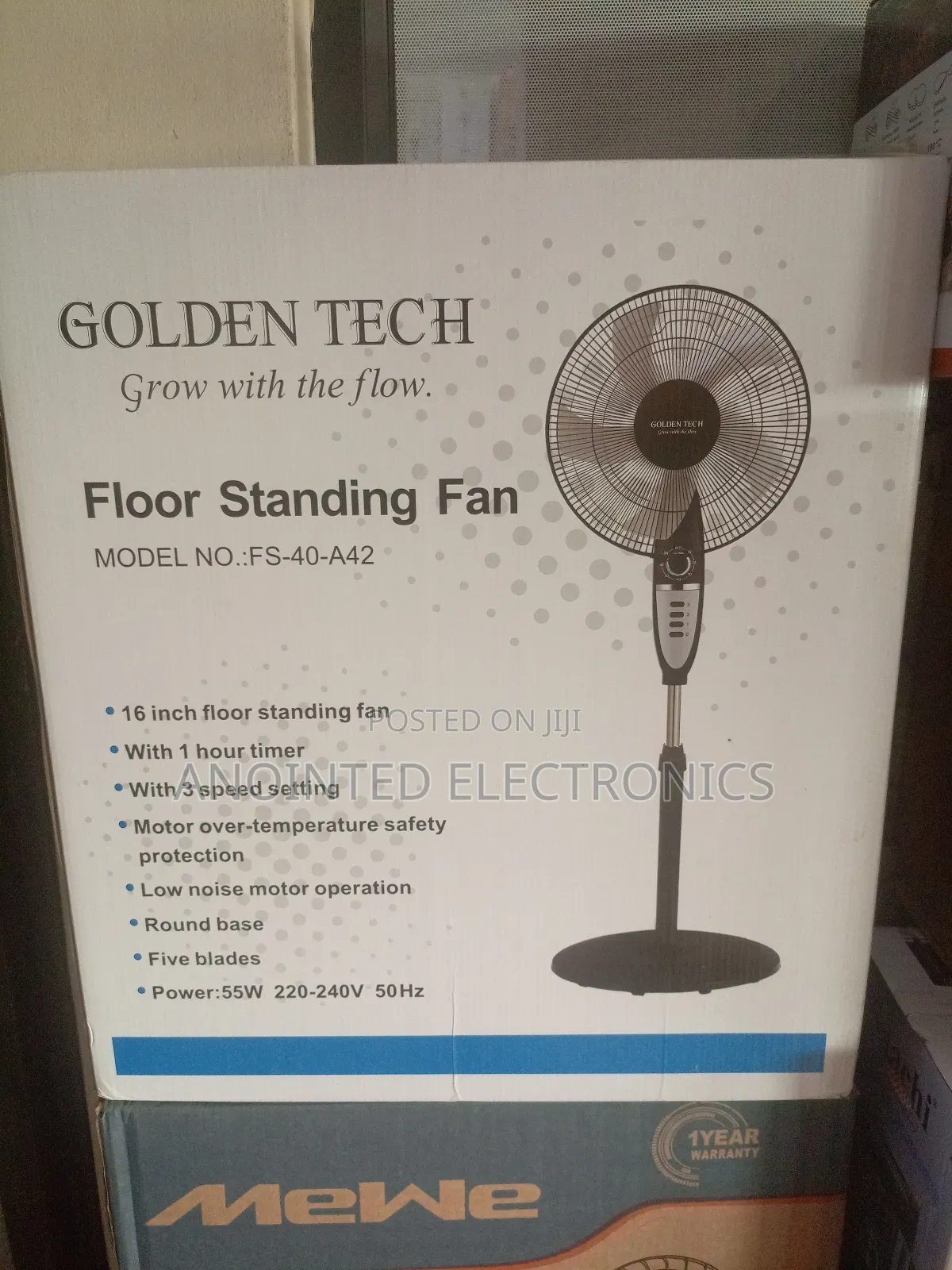 Goldntech Stand Fan