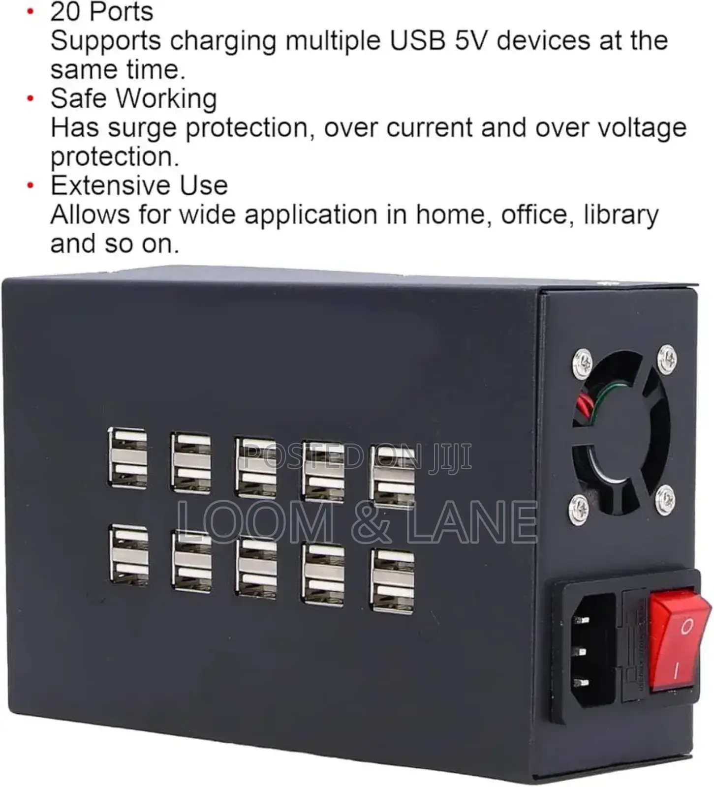 Intelligent USB Charging Station With 20 Ports