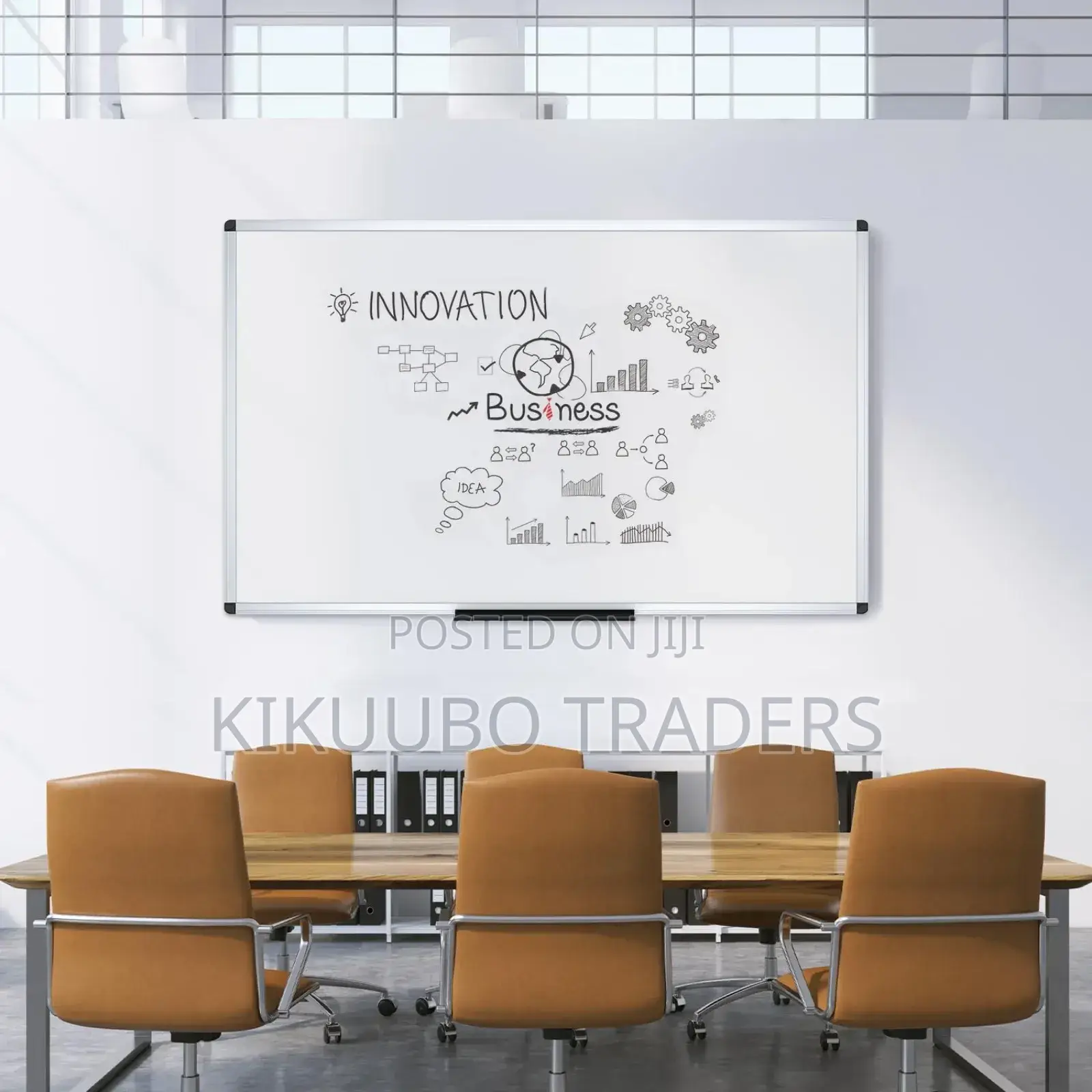 60*90cm White Board With Markers and Eraser
