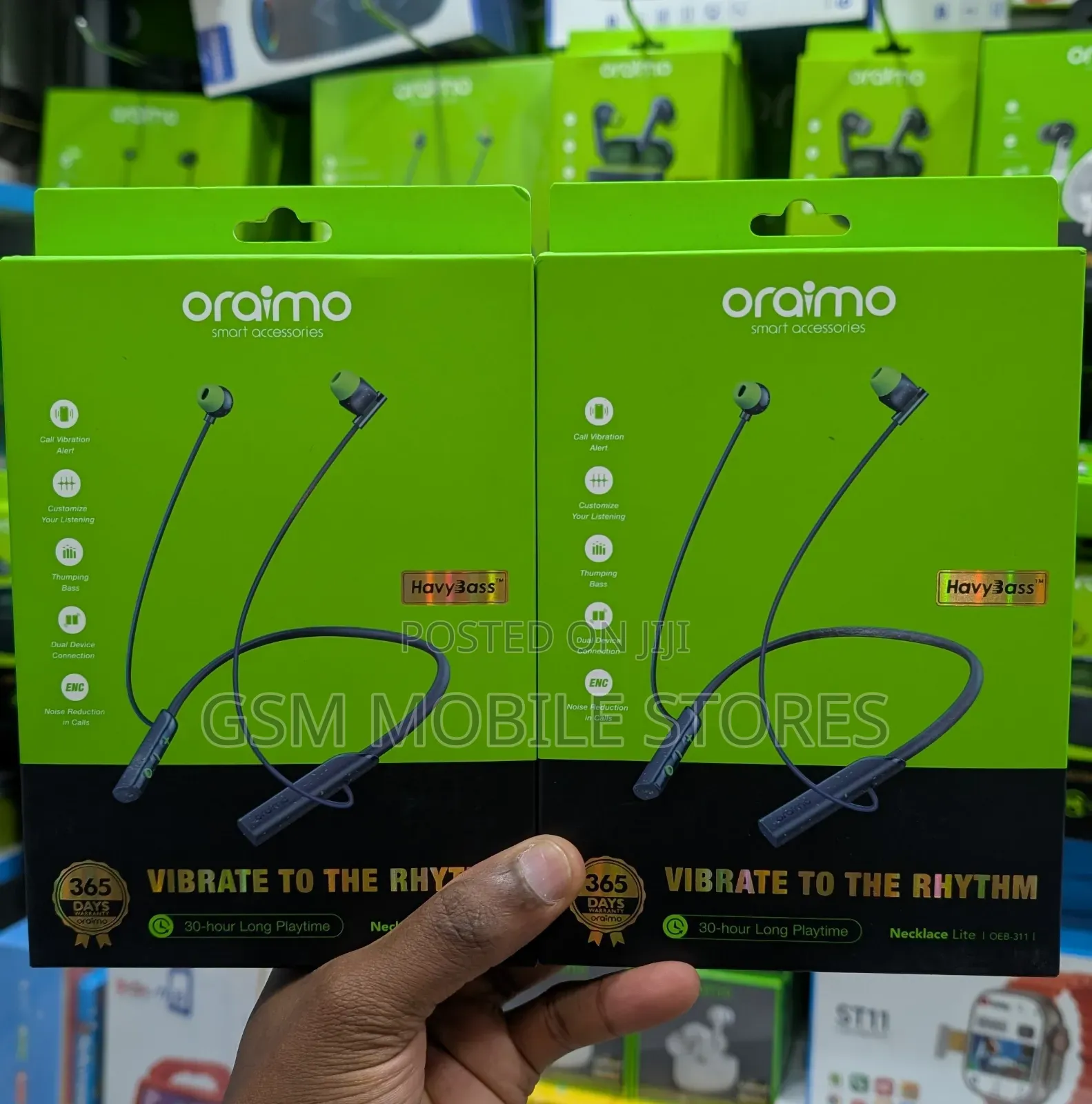 Oraimo Necklace Lite Call Vibration Wireless Headphones