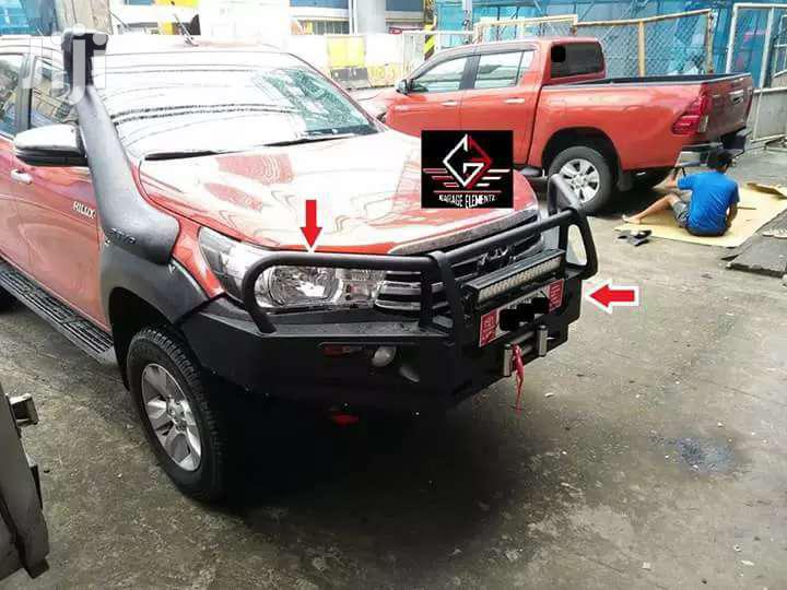 Instaations Of Guards Stainless Bullbars On Vigo 2016 To 2018