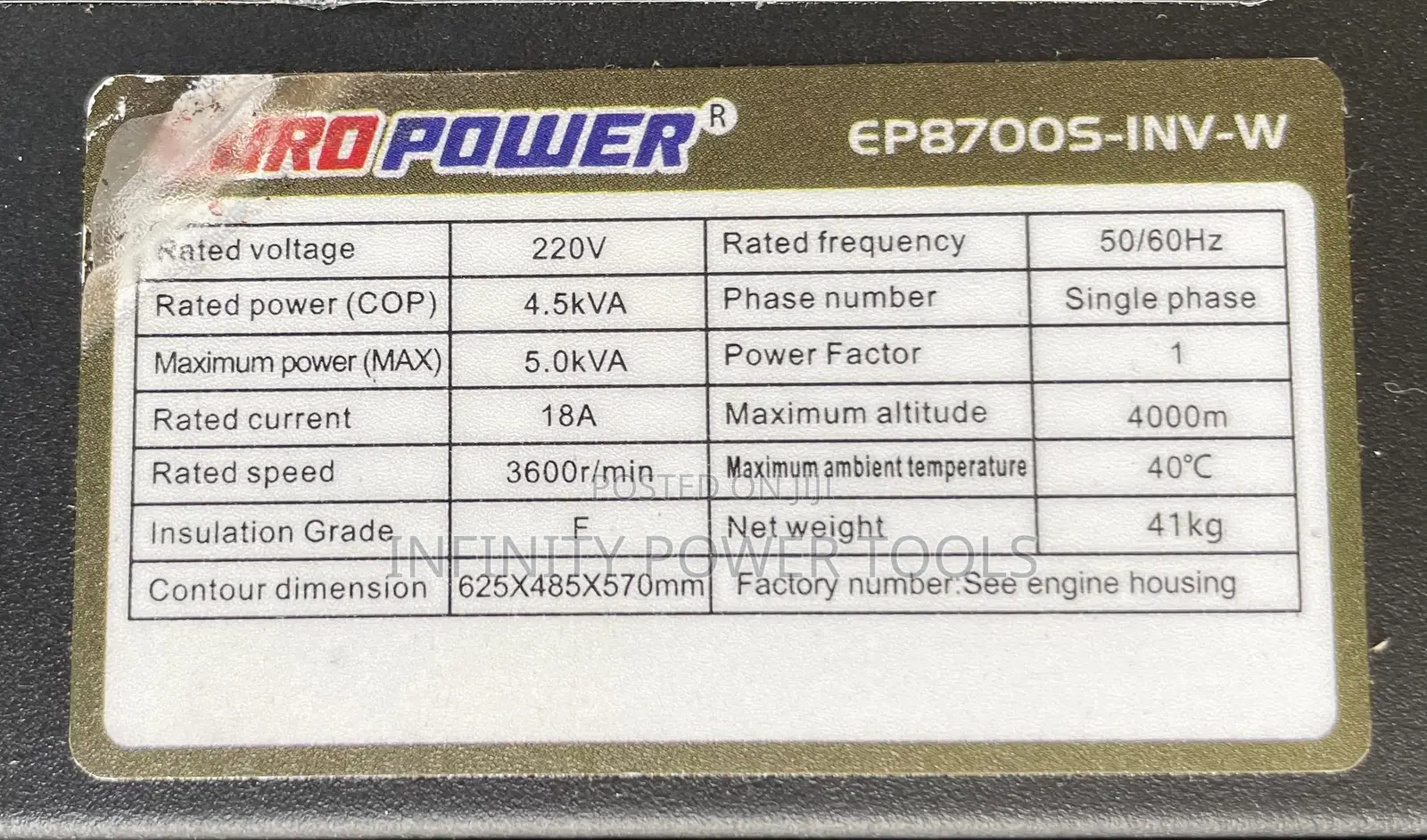 Inverter Generator(Euro Power)