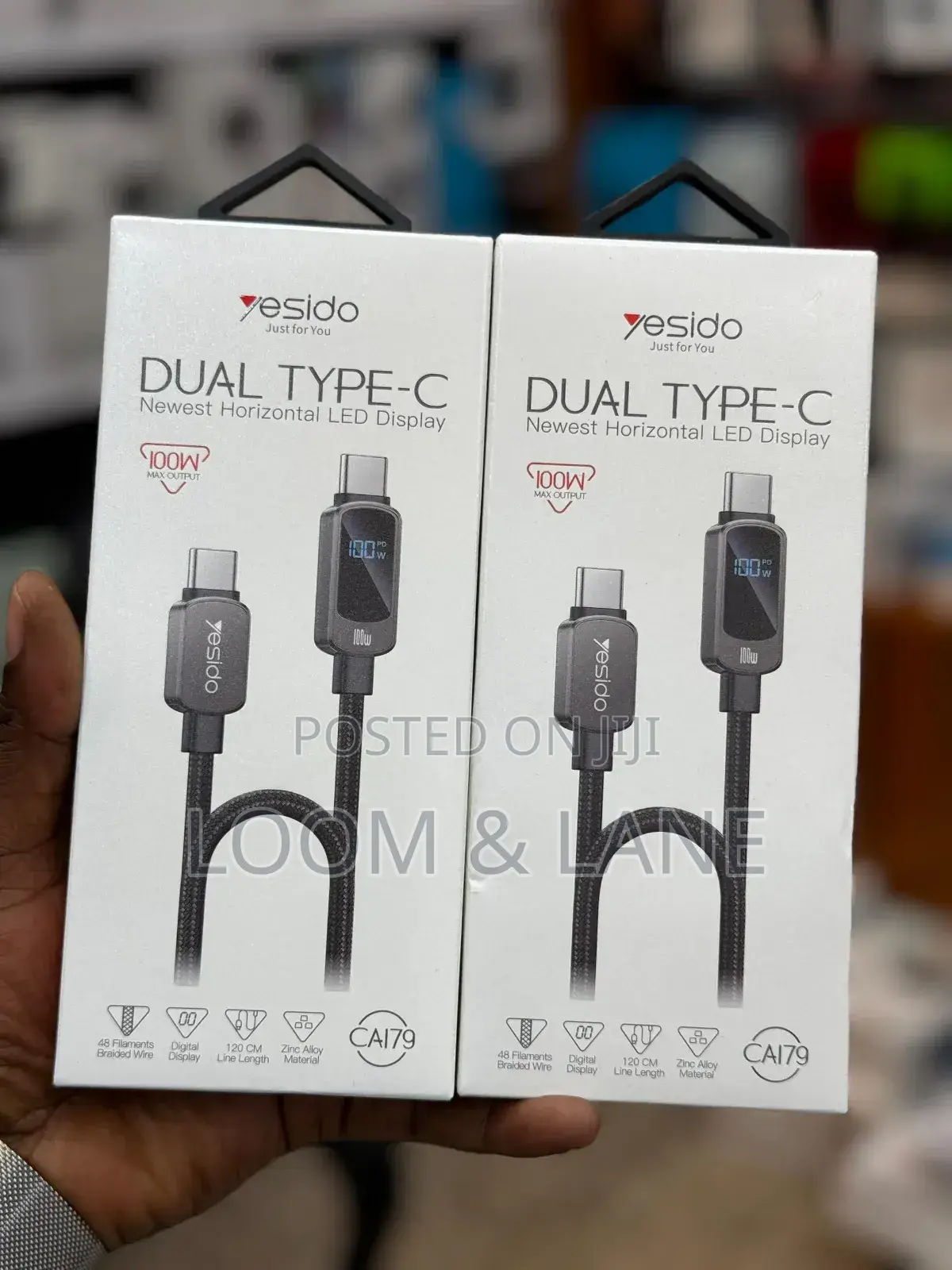 Yesido Type-C to C 100W (1.2M)