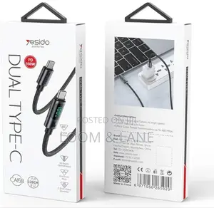 Yesido Type-C to C 100W (1.2M)