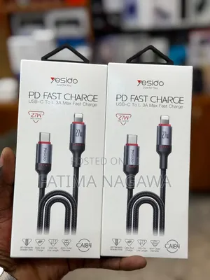 Photo - Yesido USB -C to Lighting 27W (2M)